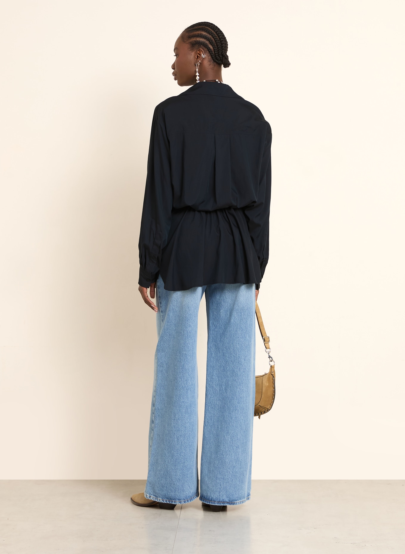 ISABEL MARANT Wickekleid KEREN: SCHWARZ