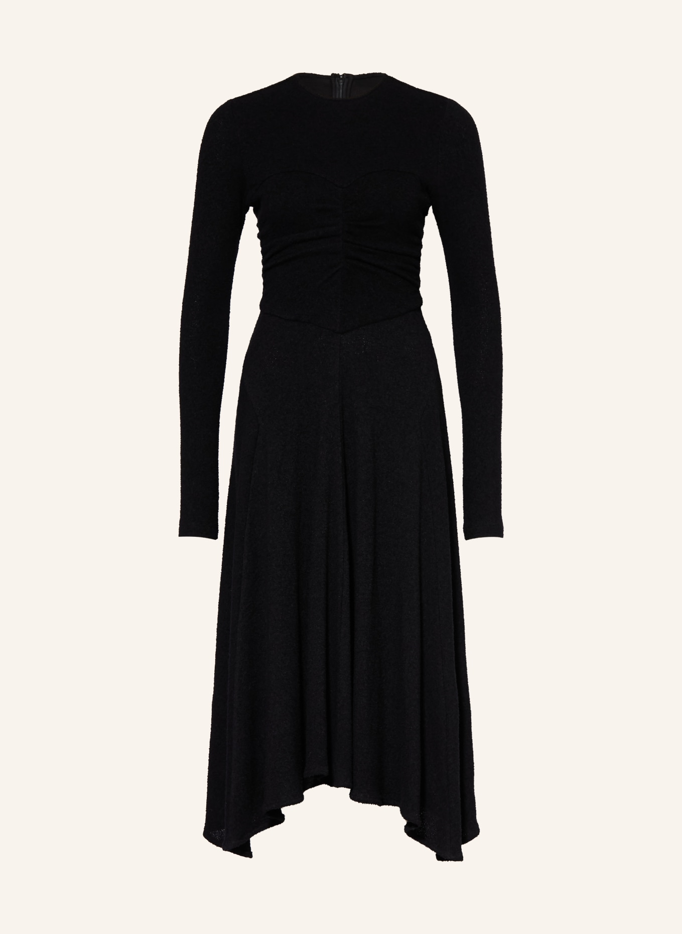 ISABEL MARANT Bouclé-Kleid: SCHWARZ