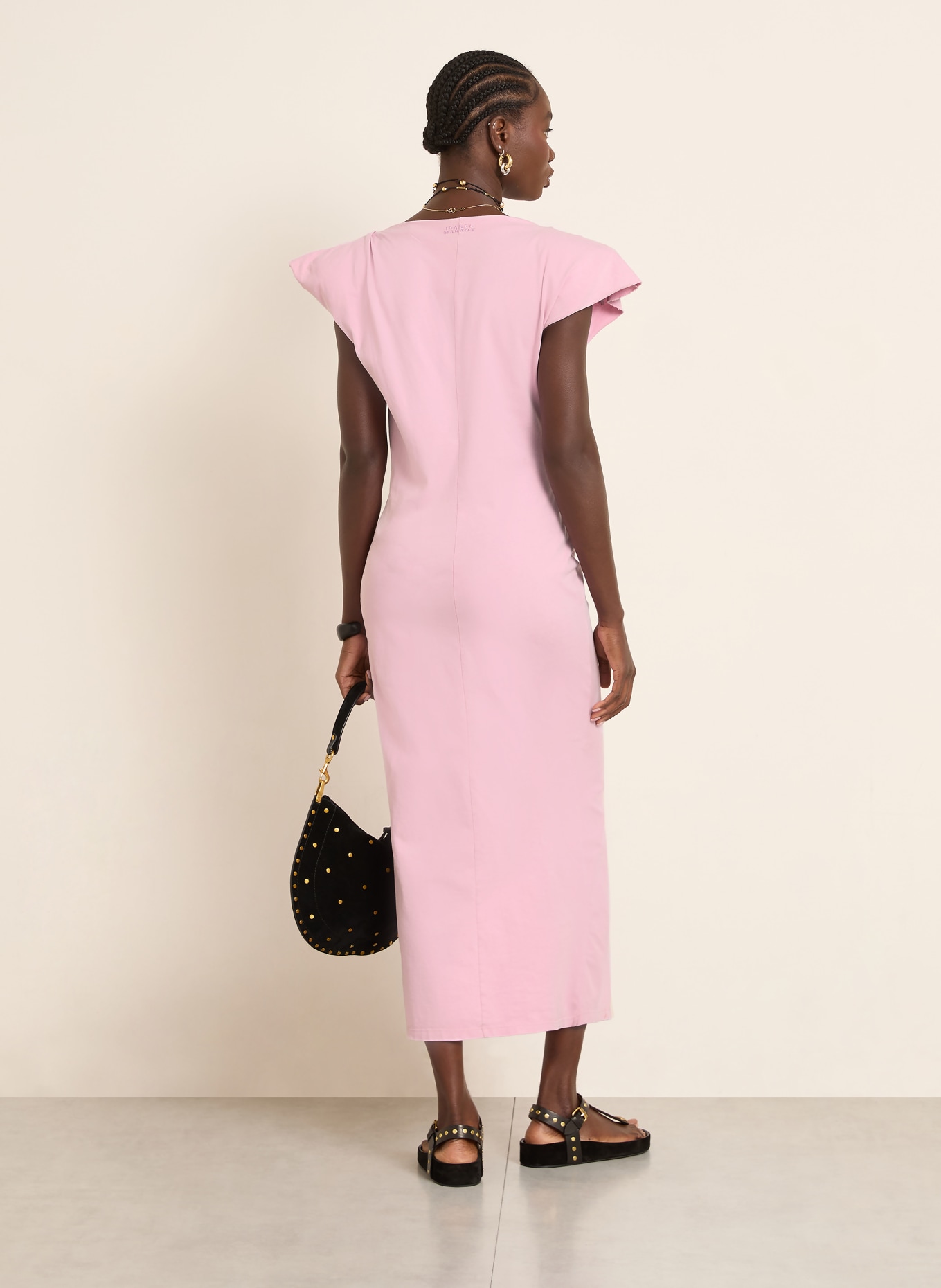 ISABEL MARANT Jerseykleid NADELA: HELLROSA