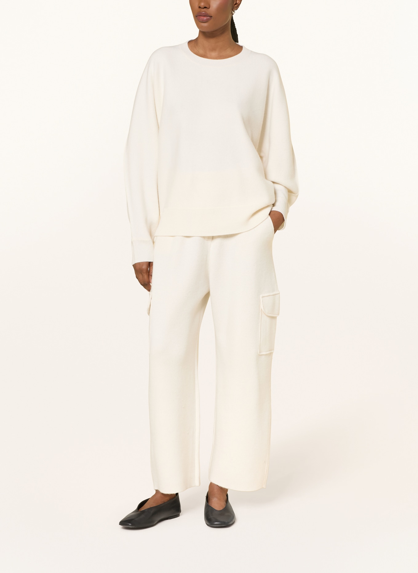 LISA YANG Sweter z kaszmiru: KREMOWY