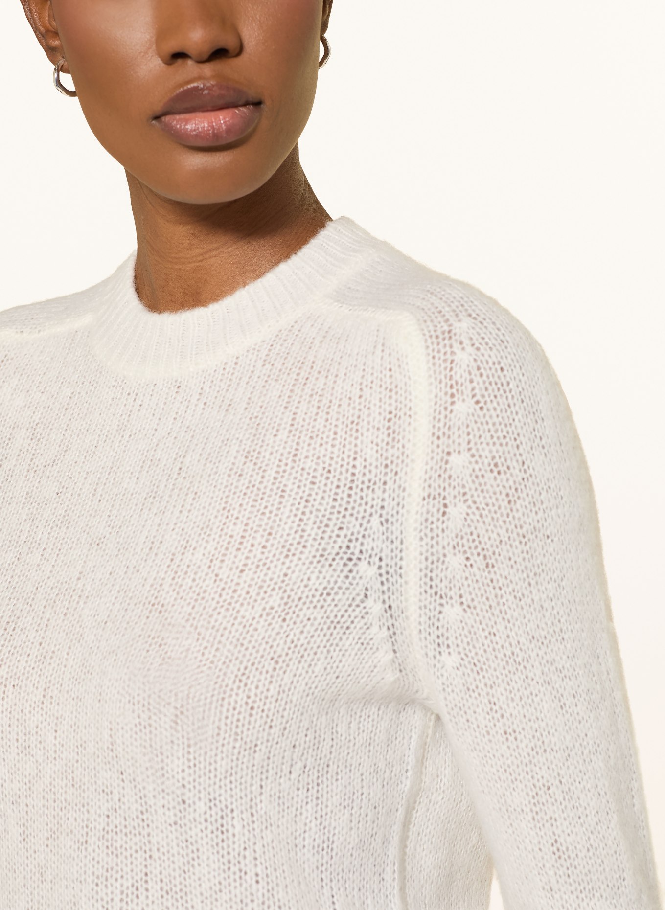 LISA YANG Cashmere-Pullover: CREME