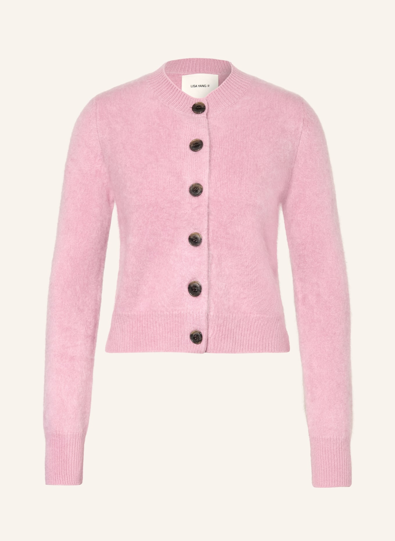 LISA YANG Sweter z kaszmiru: RÓŻOWY