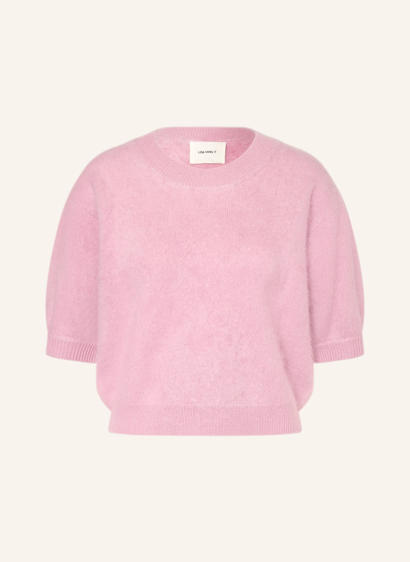 LISA YANG Strickshirt aus Cashmere: ROSA