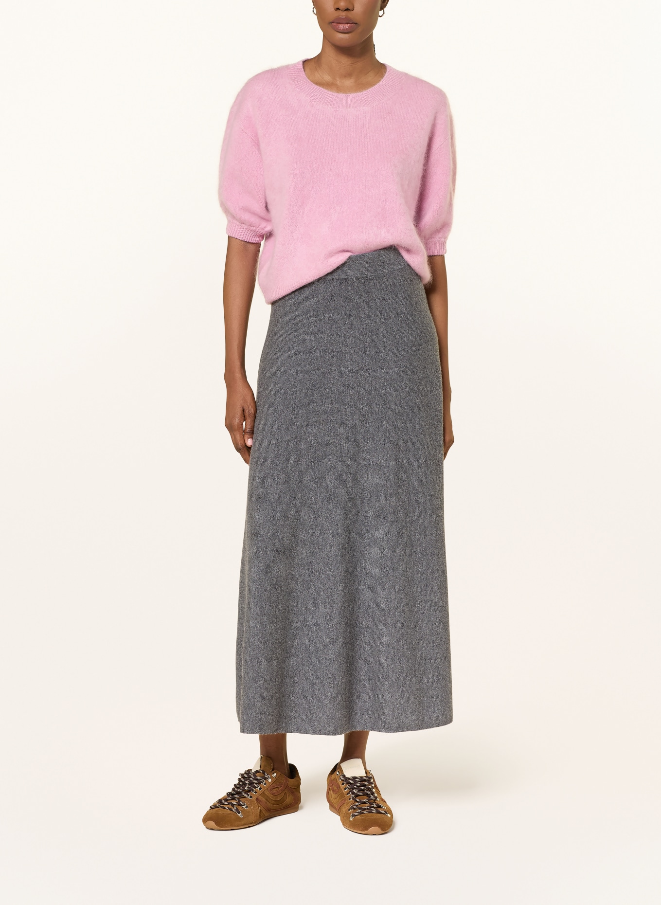 LISA YANG Strickshirt aus Cashmere: ROSA