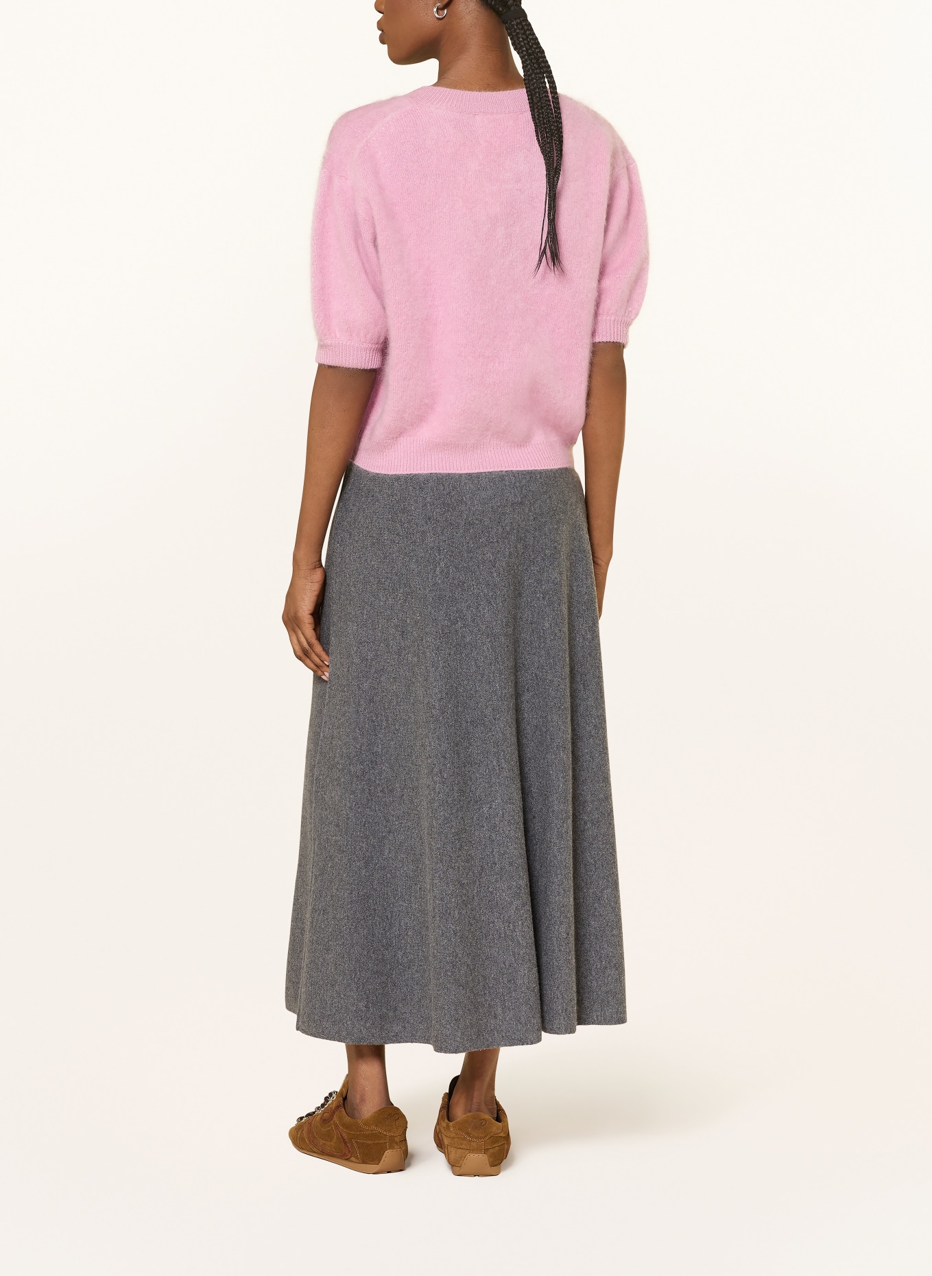 LISA YANG Strickshirt aus Cashmere: ROSA