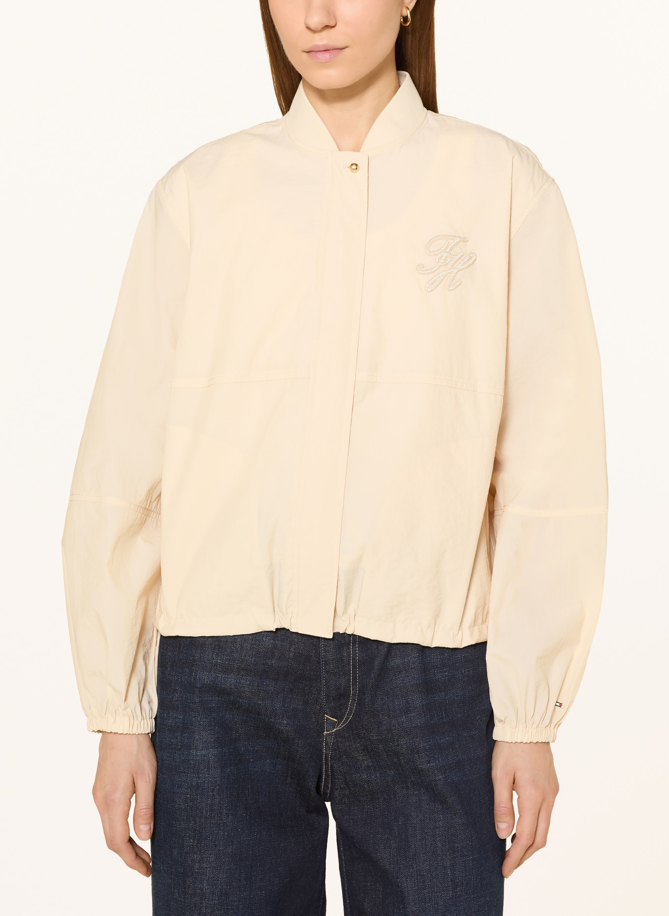 TOMMY HILFIGER kurtka: KREMOWY