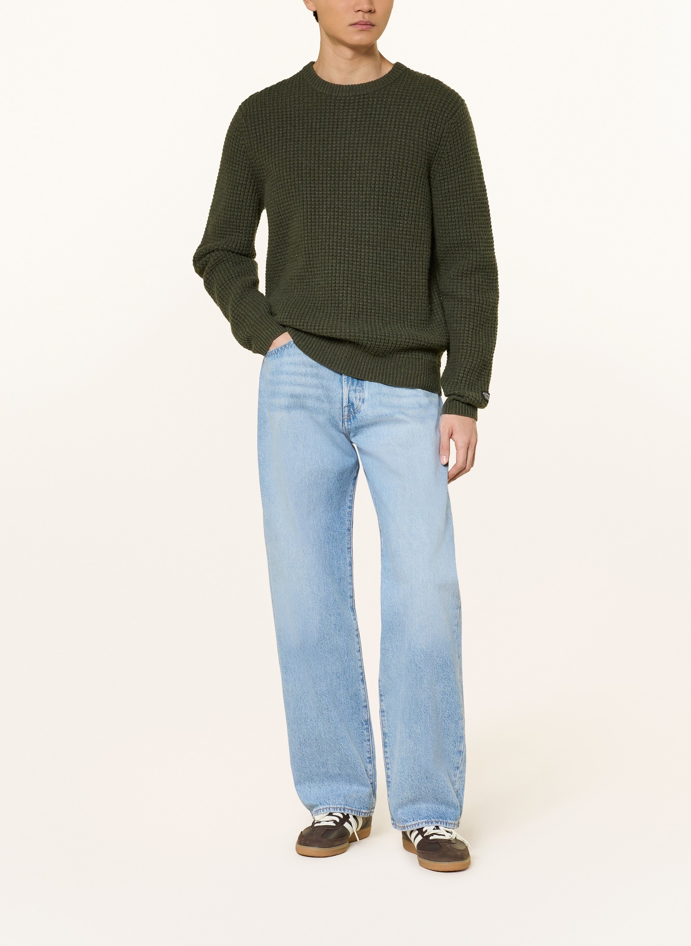 Levi's® Džíny 501® LOOSE Loose Fit: 09 Light Indigo - Worn In