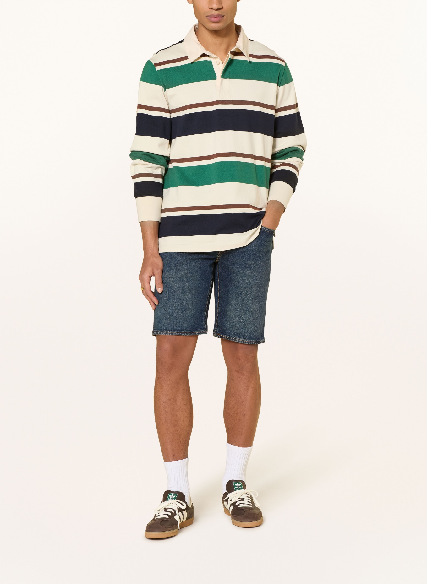 Levi's® Džínové kraťasy 405™ STANDARD: TMAVĚ MODRÁ