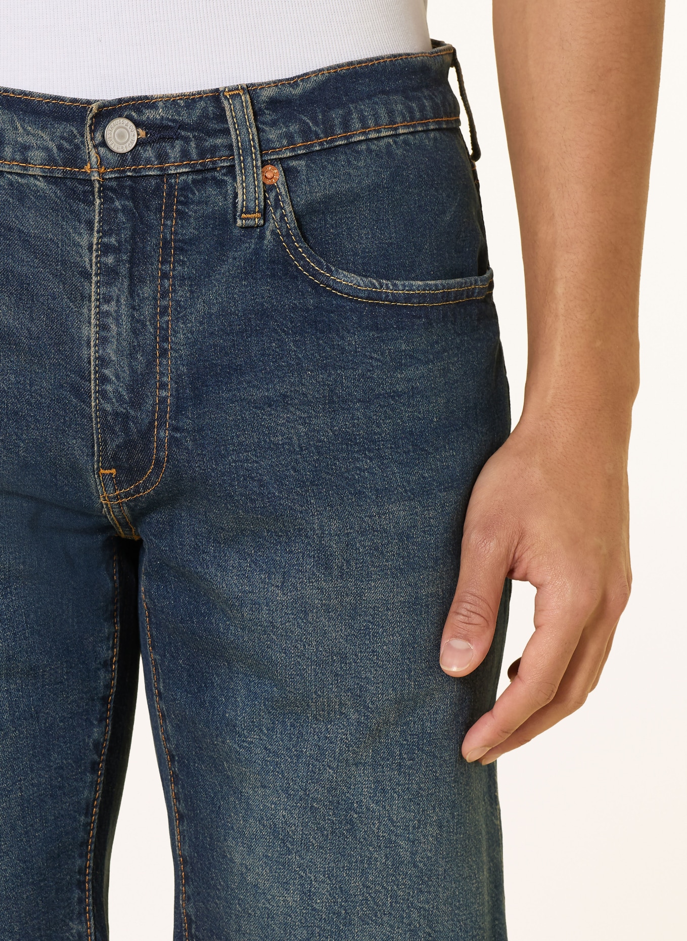 Levi's® Džínové kraťasy 405™ STANDARD: TMAVĚ MODRÁ