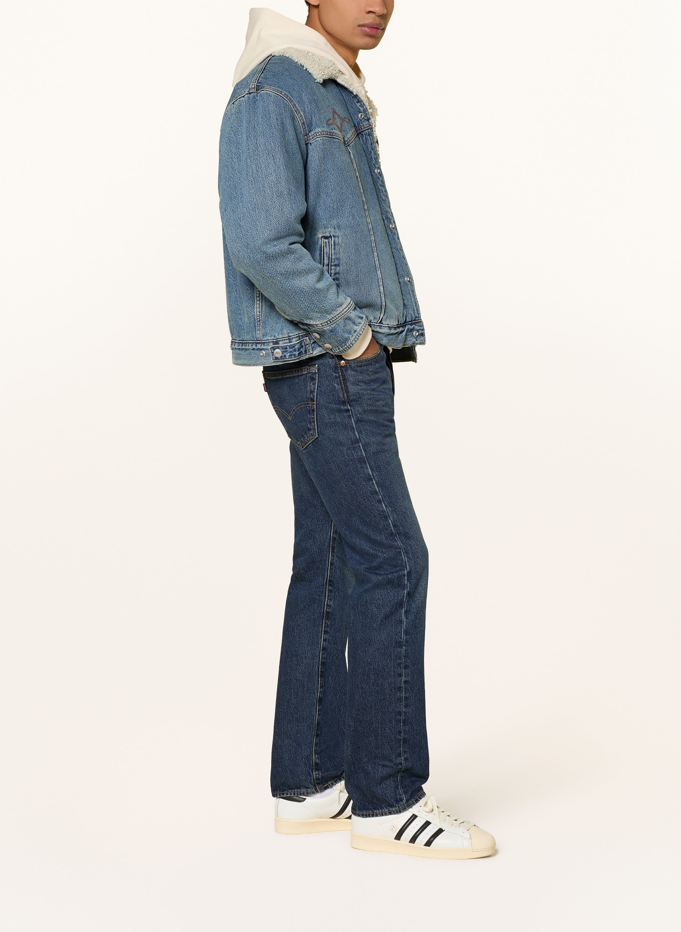 Levi's® 501® ORIGINAL Regular Fit jeans: 52 Dark Indigo - Worn In