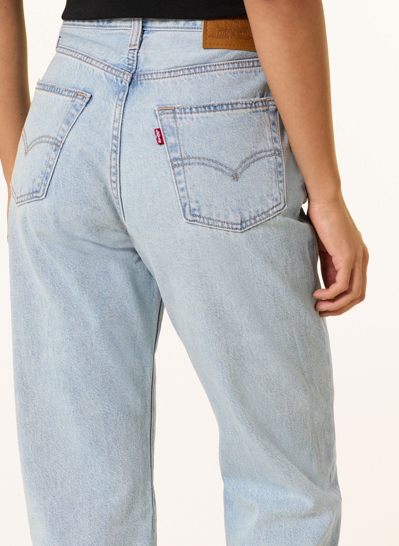 Levi's® Straight Jeans EASY DAD: 00 Light Indigo - Worn In