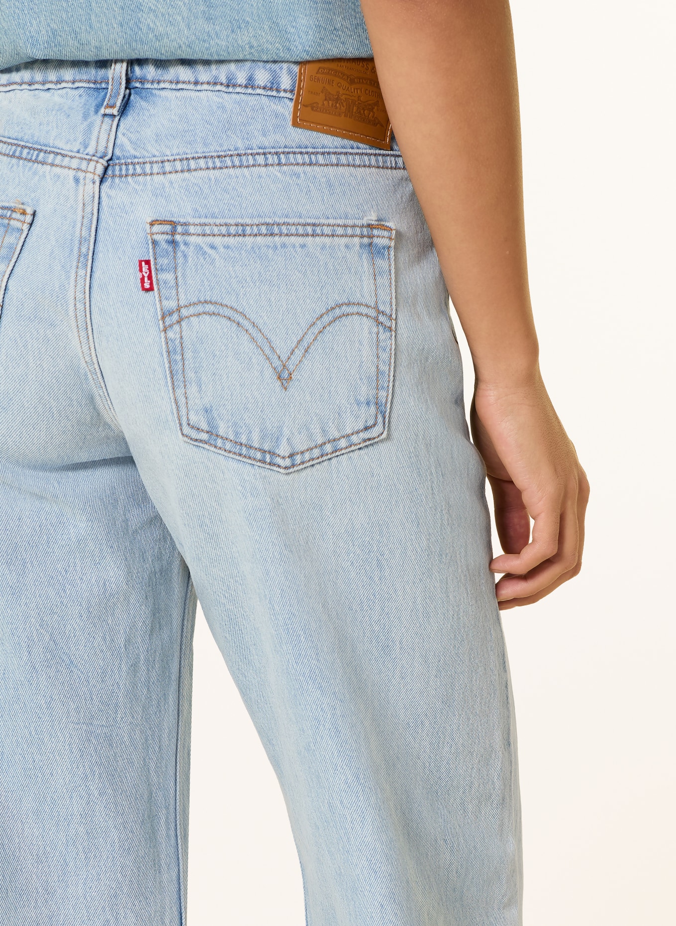 Levi's® Straight Jeans LOW LOOSE: 43 Light Indigo - Worn In