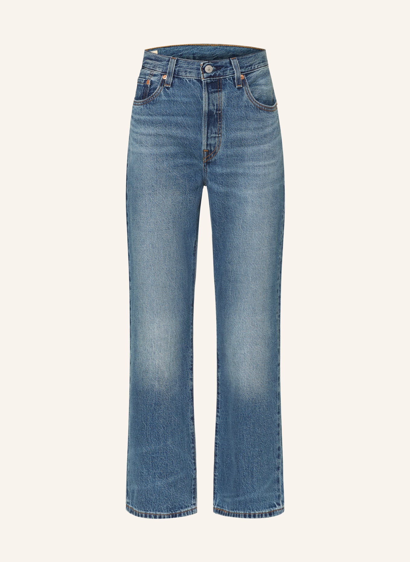 Levi's® Proste dżinsy 501 90S: 14 Med Indigo - Worn In