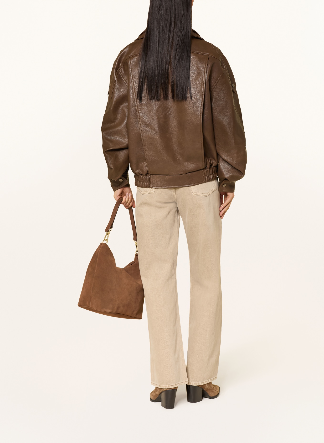 Levi's® Wide Leg Jeans RIBCAGE: 75 Browns