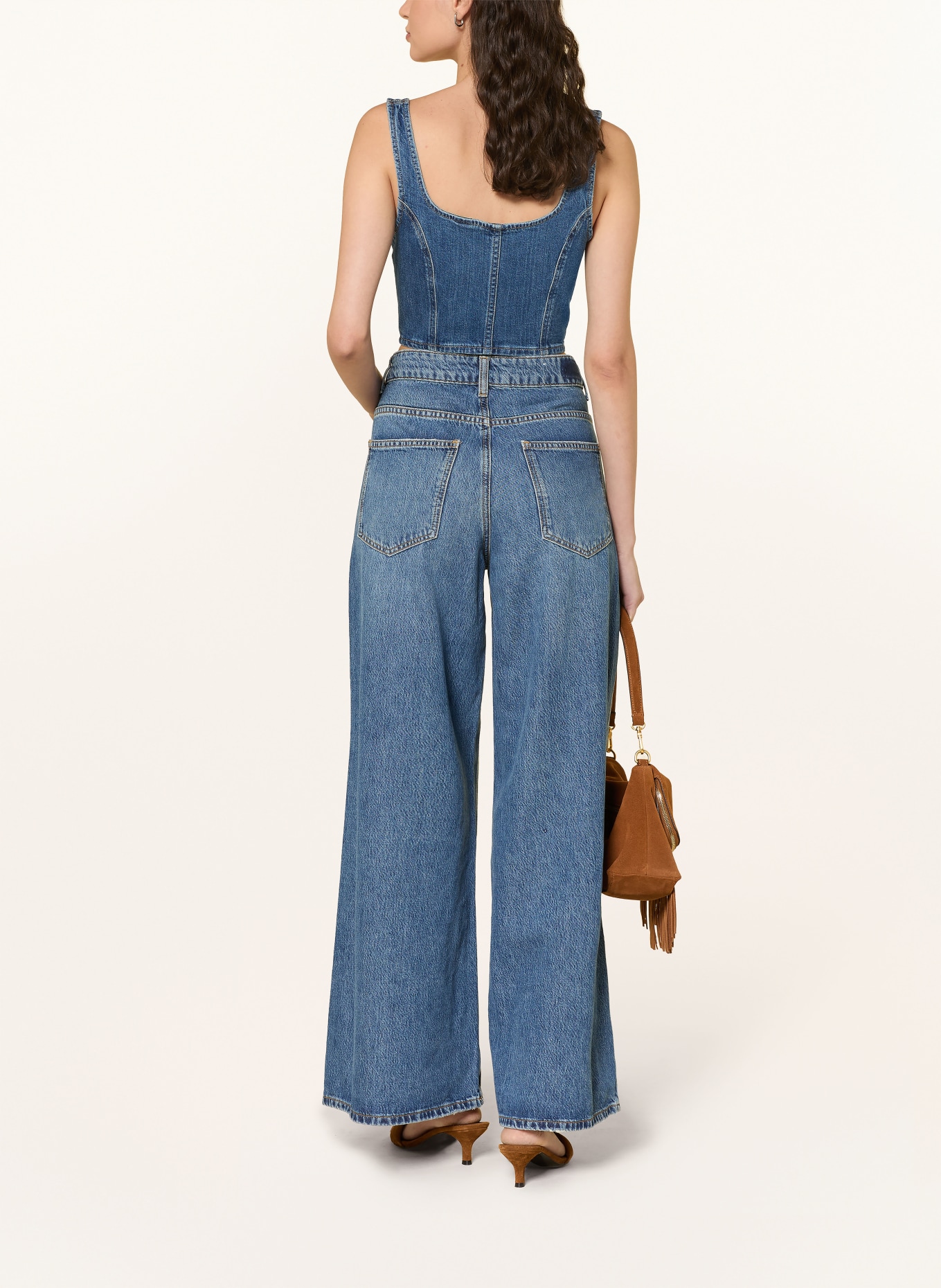 Levi's® Cropped-Jeanstop: DUNKELBLAU