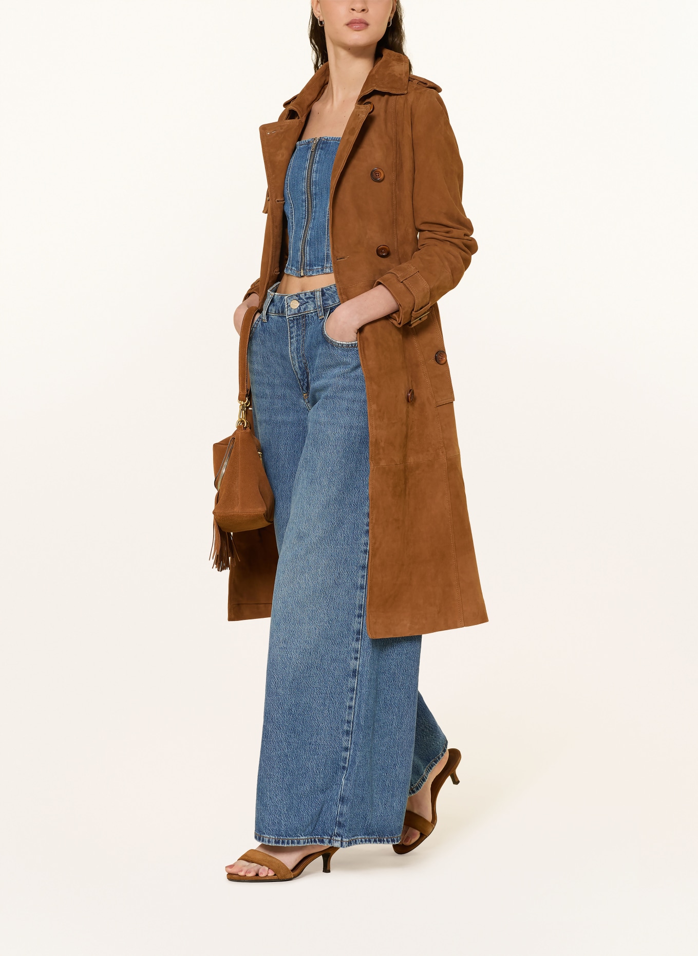 Levi's® Cropped-Jeanstop: DUNKELBLAU