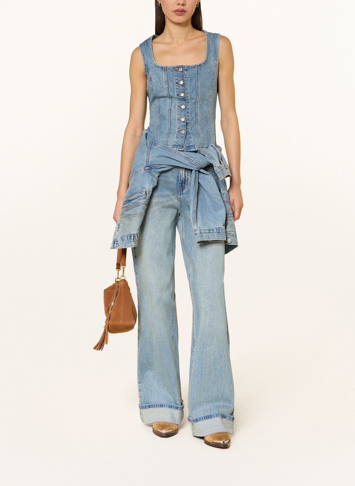 Levi's® Jeansweste WHAT NOW: HELLBLAU