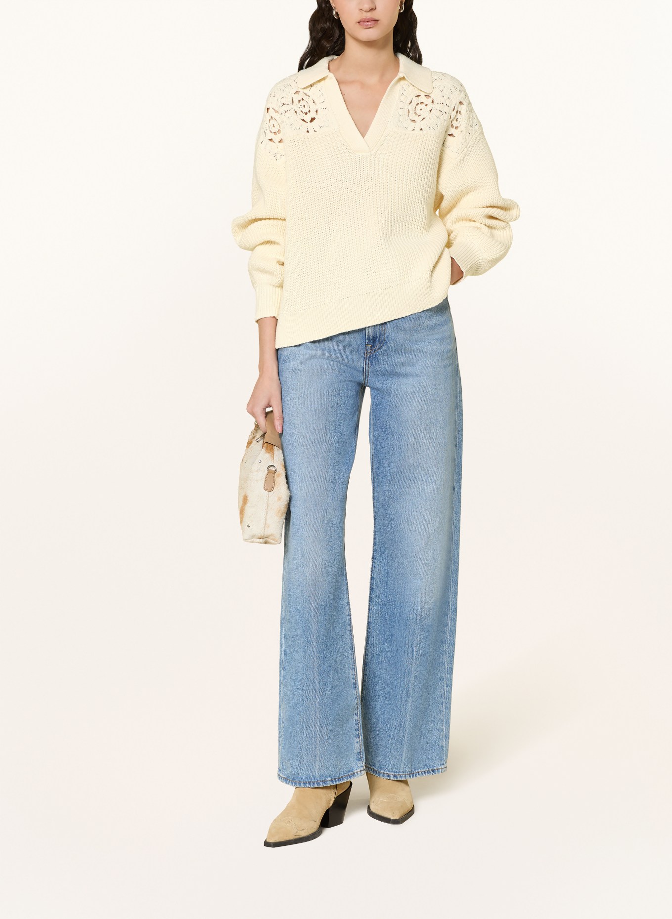 Levi's® Strick-Poloshirt BIANCA: CREME