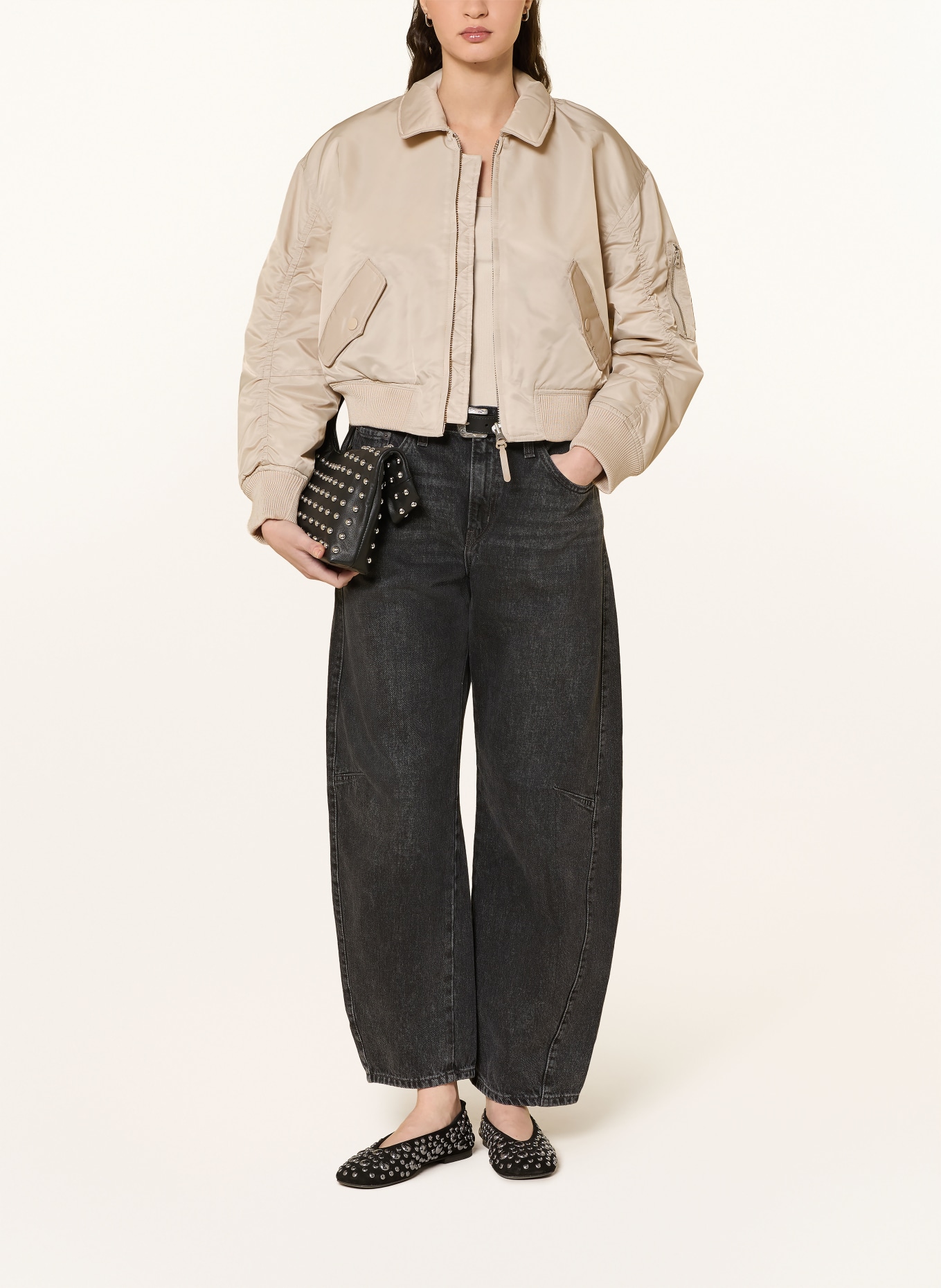 Levi's® Bunda BOWIE: ŠEDÁ