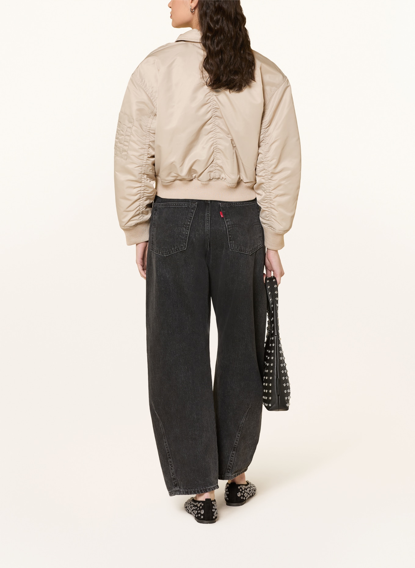 Levi's® Bunda BOWIE: ŠEDÁ