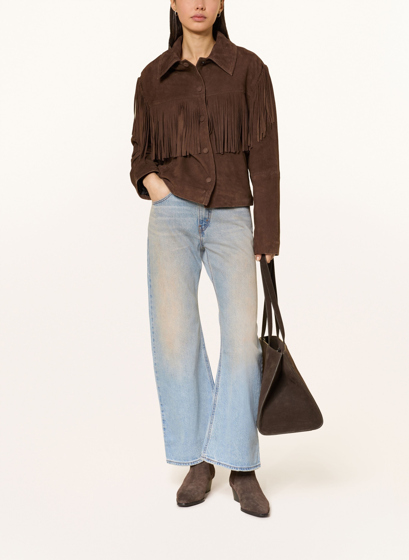 Levi's® Dżinsy z szerokimi nogawkami LOOSE BOOT: 07 Med Indigo - Worn In