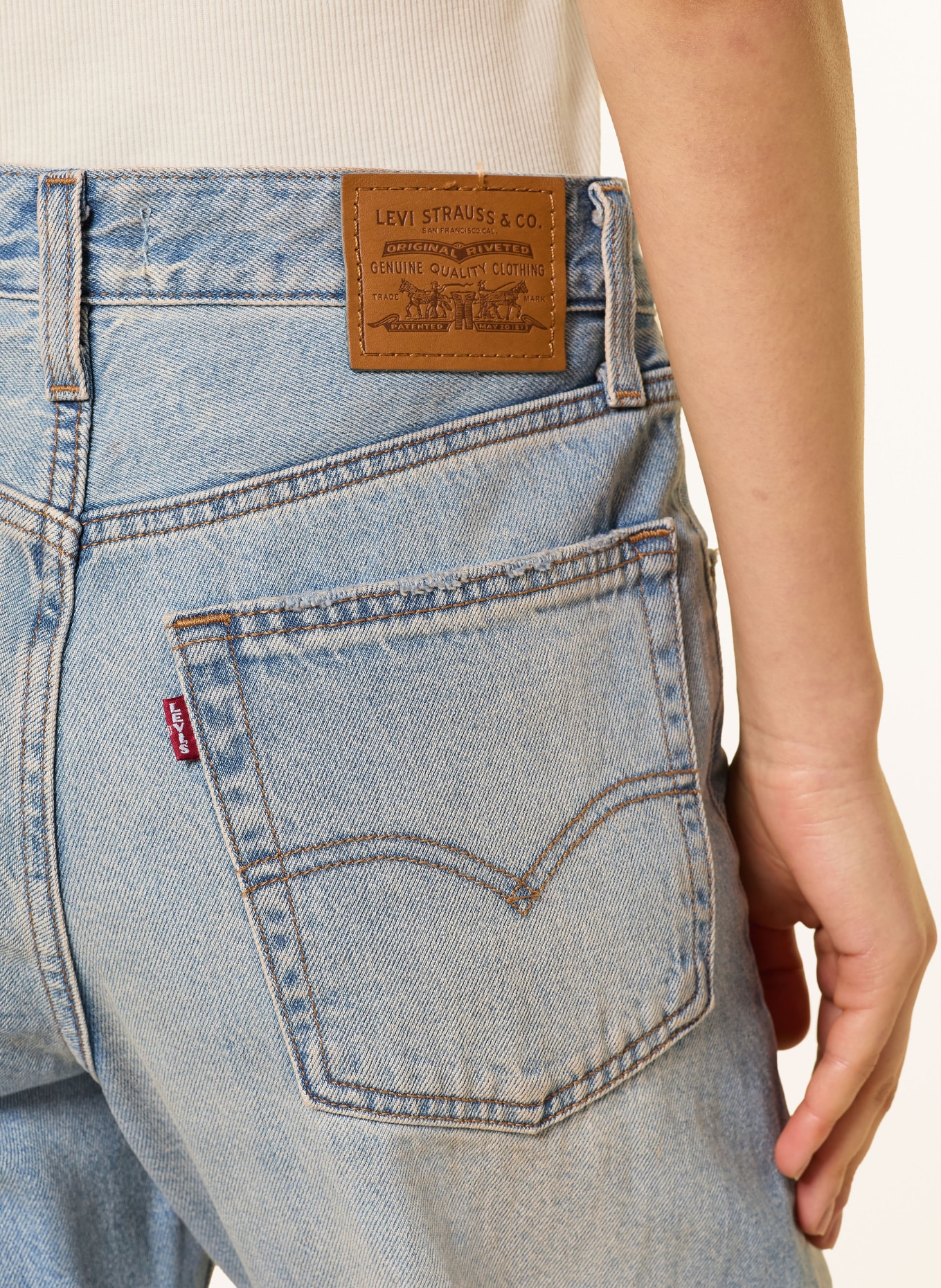 Levi's® Dżinsy z szerokimi nogawkami LOOSE BOOT: 07 Med Indigo - Worn In