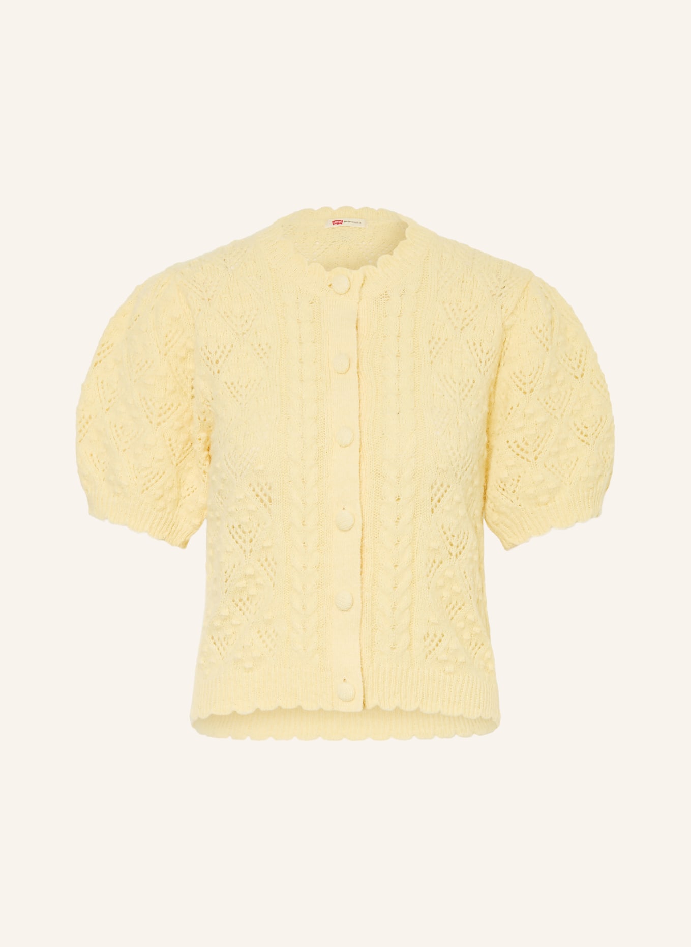 Levi's® Strickjacke PAULINE: HELLGELB