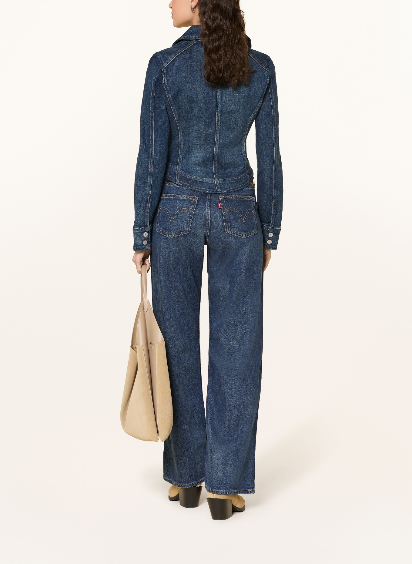 Levi's® denim jacket: 03 Dark Indigo - Worn In