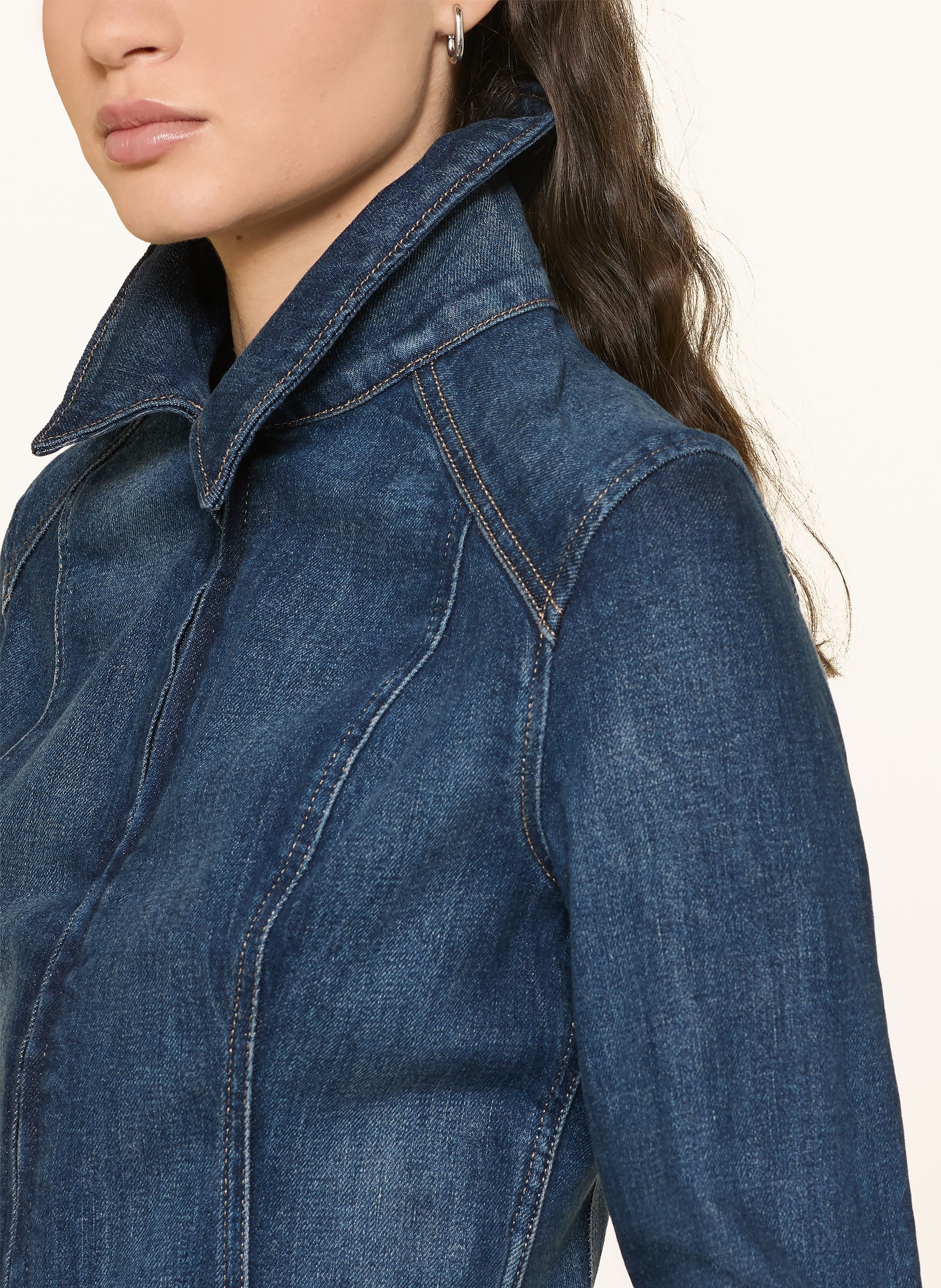 Levi's® denim jacket: 03 Dark Indigo - Worn In