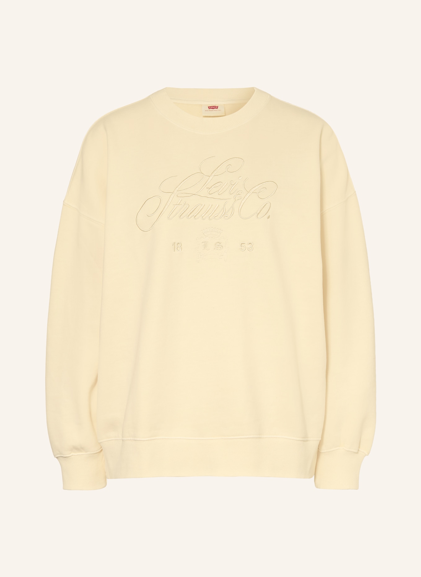 Levi's® Oversized-Sweatshirt: HELLGELB
