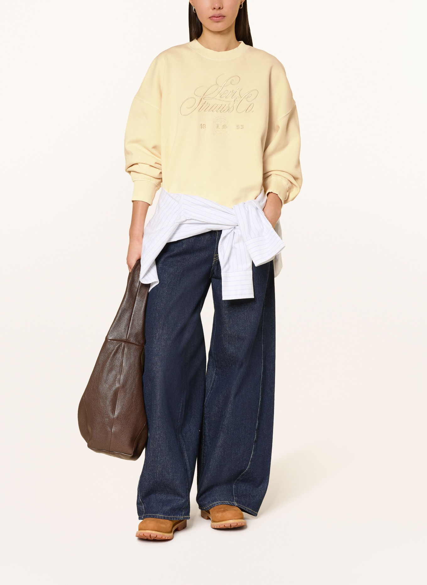 Levi's® Oversized-Sweatshirt: HELLGELB