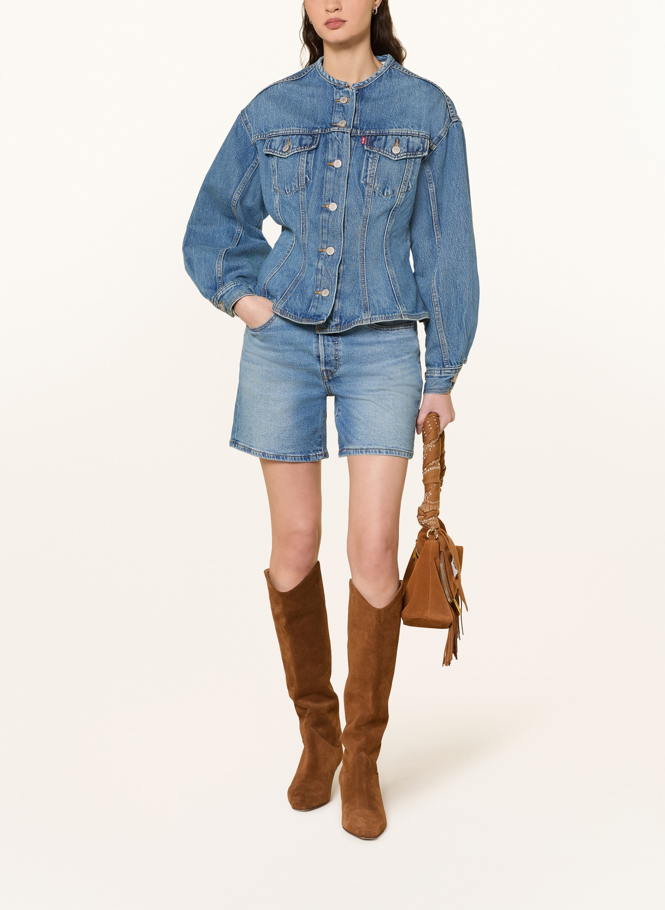 Levi's® džínová bunda: MODRÁ