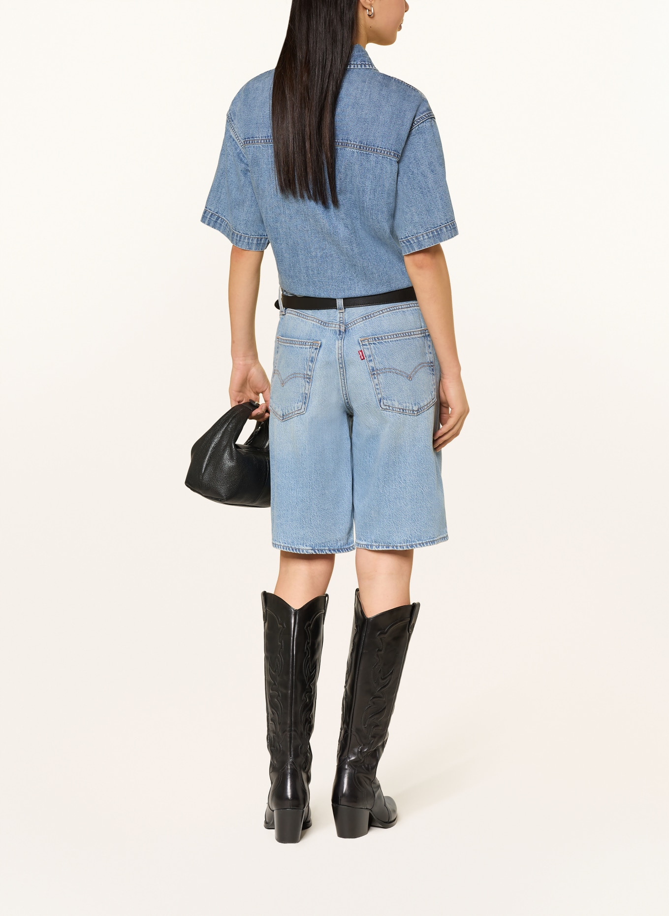 Levi's® Džínové bermudy: 17 Med Indigo - Worn In