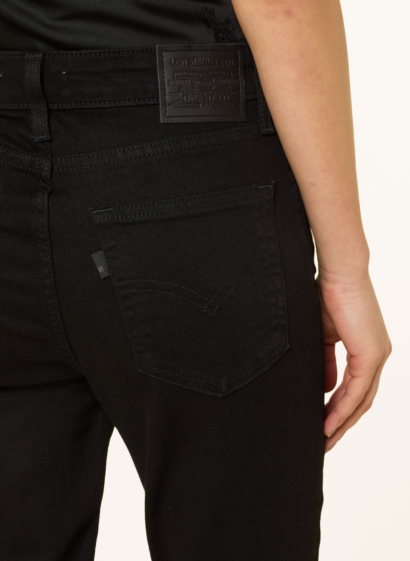 Levi's® Obcisłe dżinsy 721: 62 Blacks