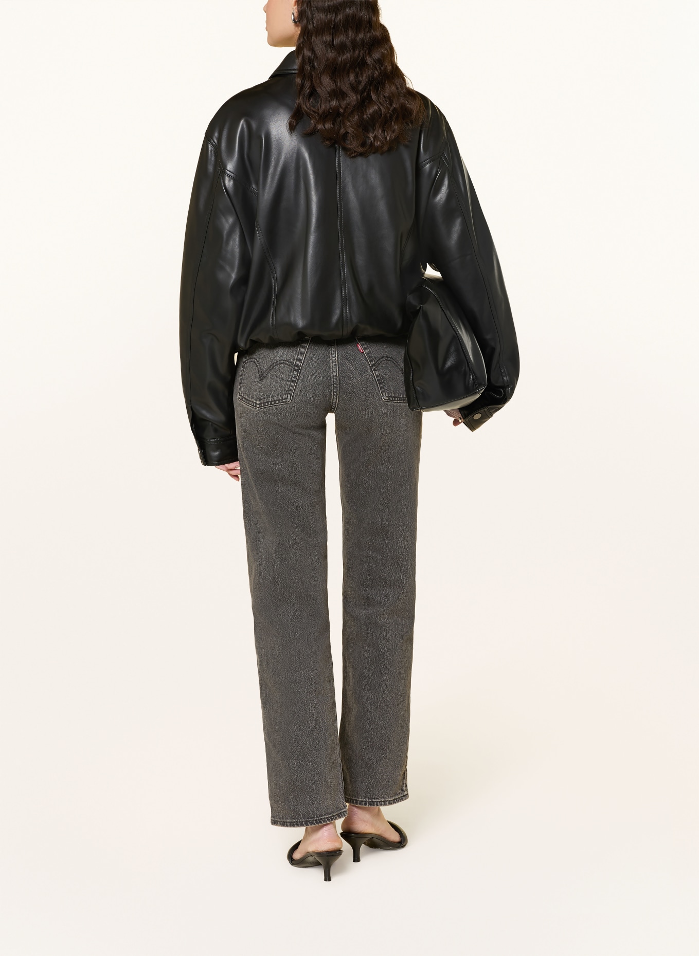 Levi's® Rovné džíny RIBCAGE: 51 Blacks