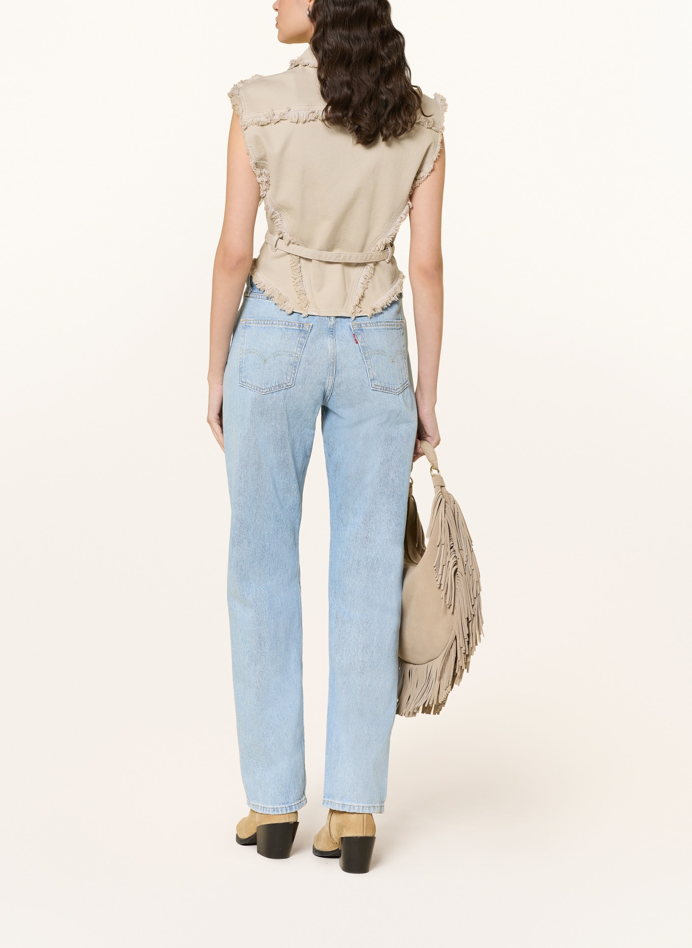 Levi's® Straight Jeans 501 90S: 15 Light Indigo - Worn In