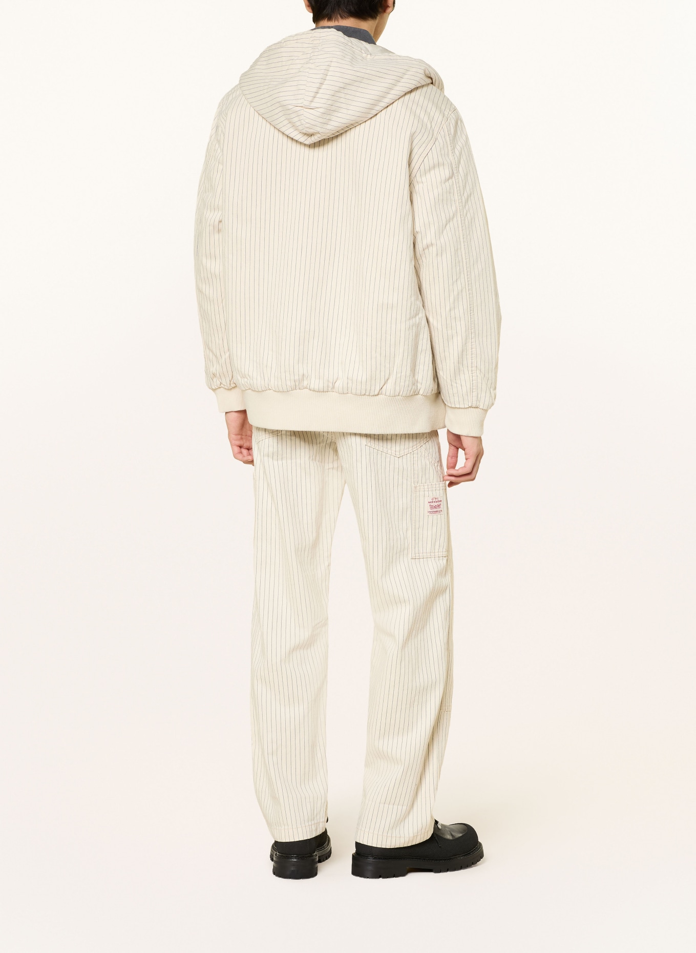 Levi's® Kurtka dżinsowa POTRERO: ECRU / CZIEMNOSZARY