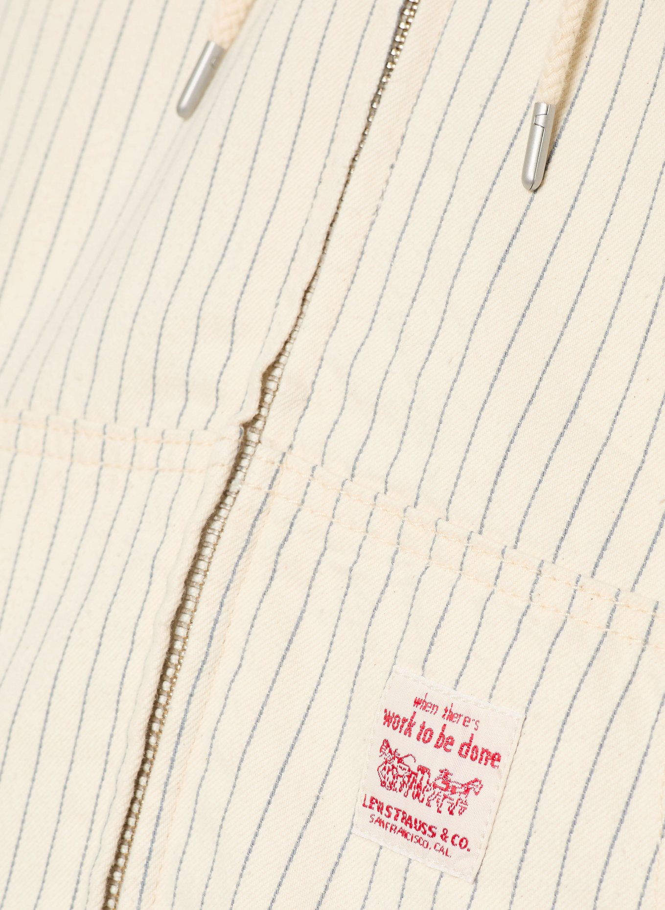 Levi's® Kurtka dżinsowa POTRERO: ECRU / CZIEMNOSZARY