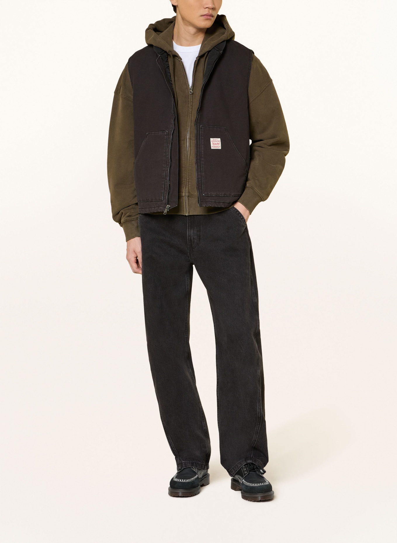 Levi's® Džíny BAGGY BARRELL Baggy Fit: 03 Blacks