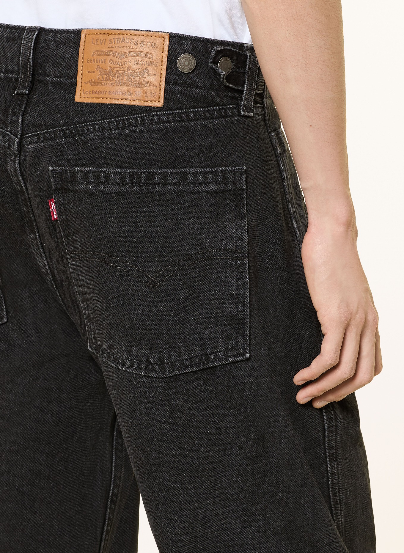 Levi's® Džíny BAGGY BARRELL Baggy Fit: 03 Blacks