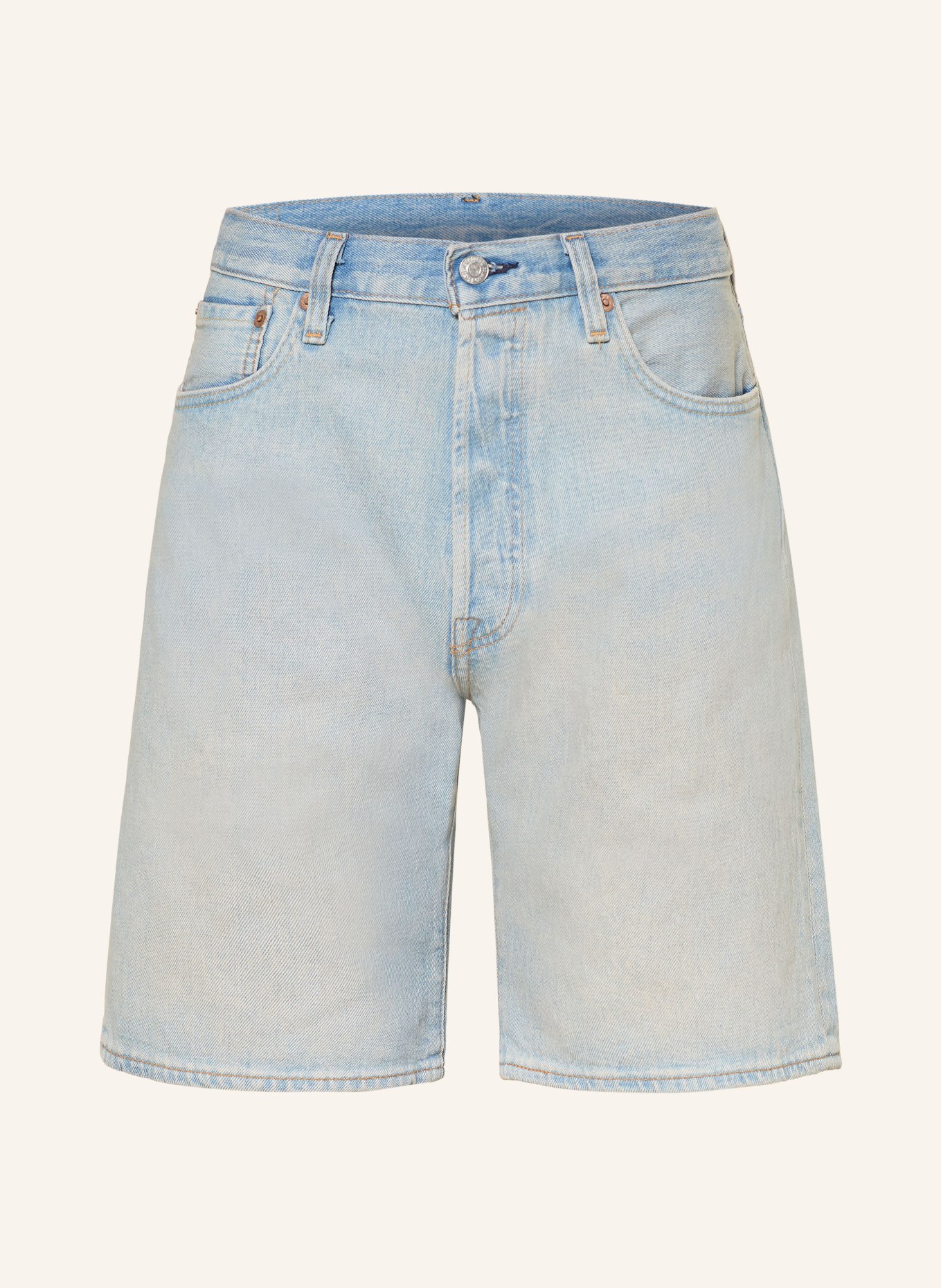 Levi's® Jeansshorts 501® Regular Fit: 80 Light Indigo - Worn In