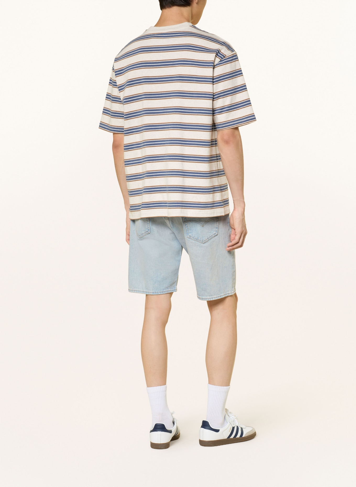 Levi's® Jeansshorts 501® Regular Fit: 80 Light Indigo - Worn In