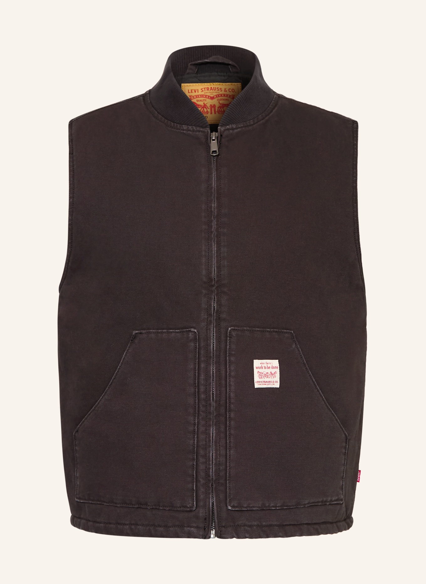 Levi's® Weste SANSOME: SCHWARZ