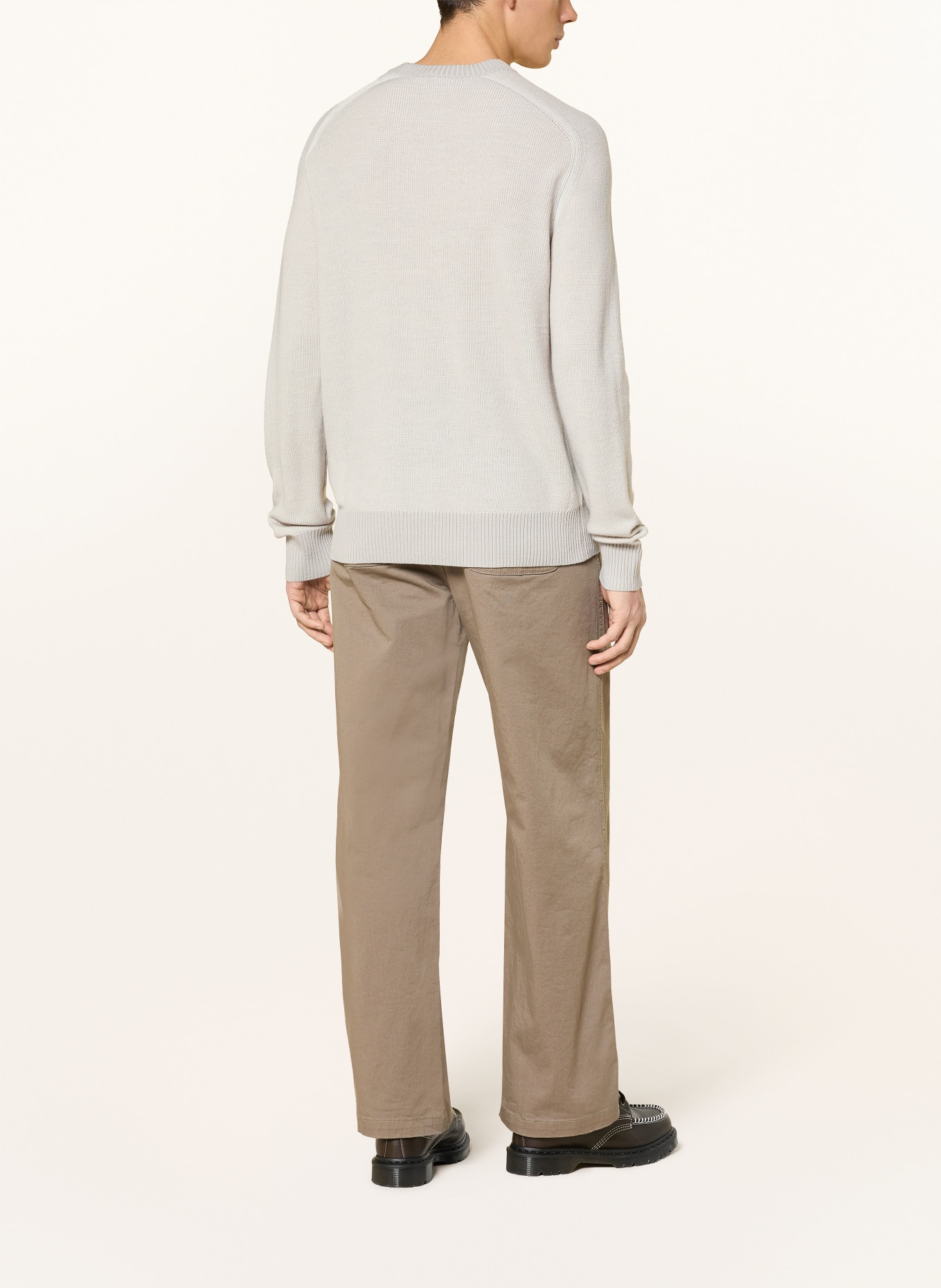 BOSS Sweter AKAJER: BEŻOWY