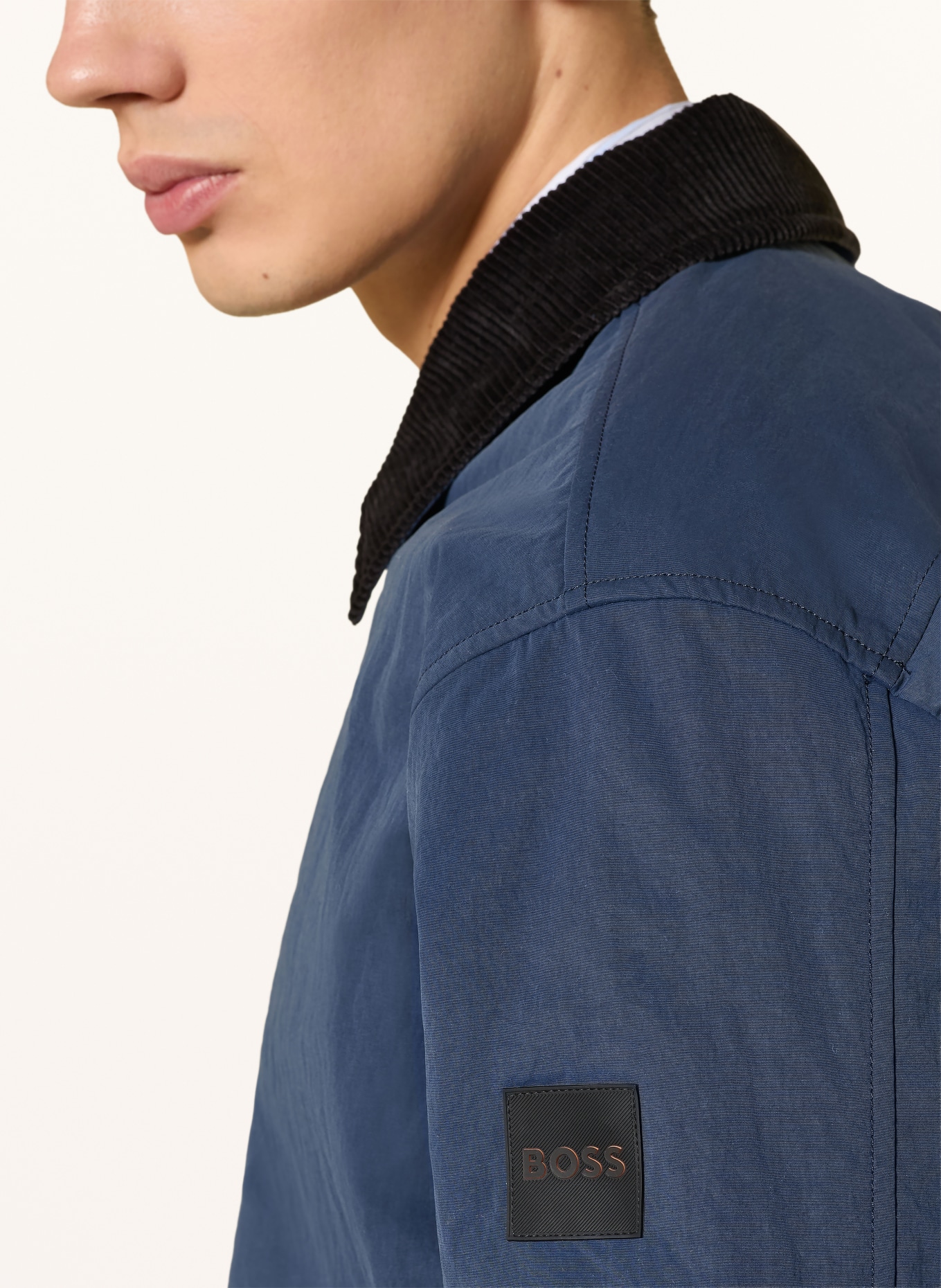 BOSS Overjacket LELDON: BLAU