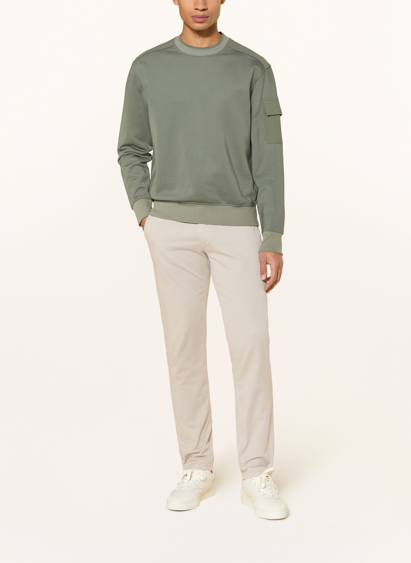 BOSS Bluza FUNCTIONAL: ZIELONY