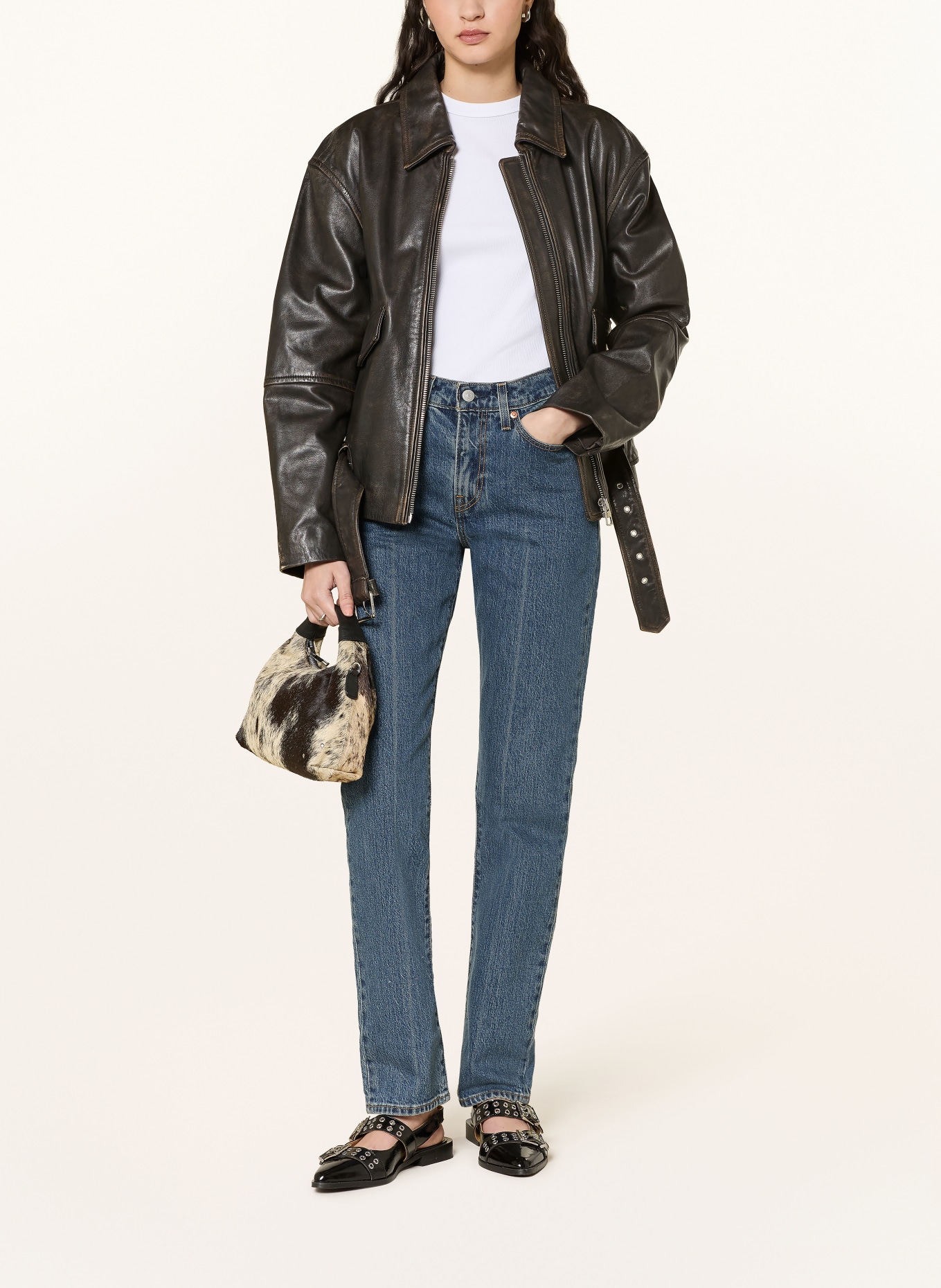 Levi's® Proste dżinsy WEDGIE SLIM: 08 Dark Indigo - Flat Finish