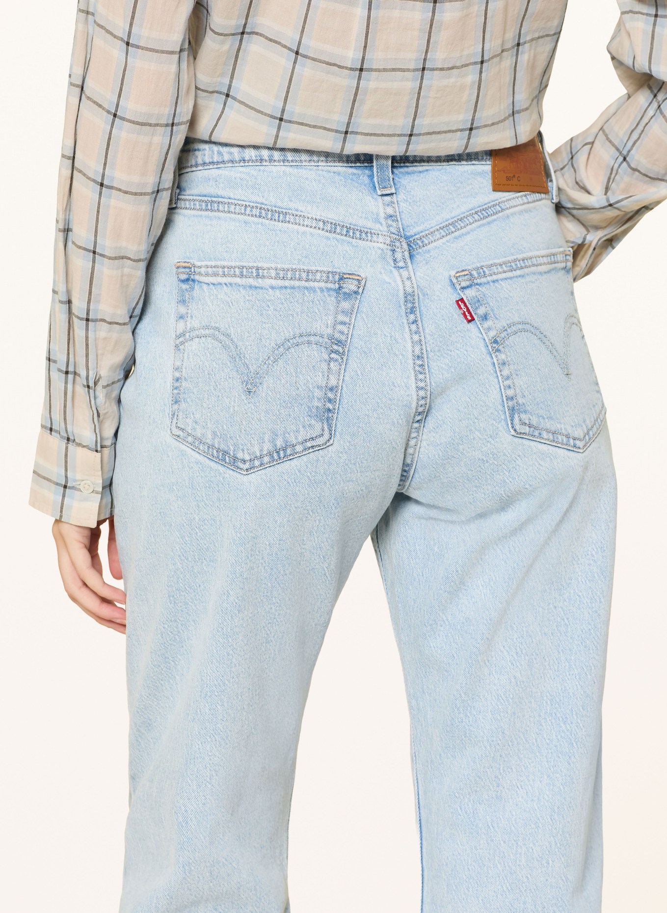 Levi's® Straight Jeans 501 CURVE: 00 Light Indigo - Flat Finish