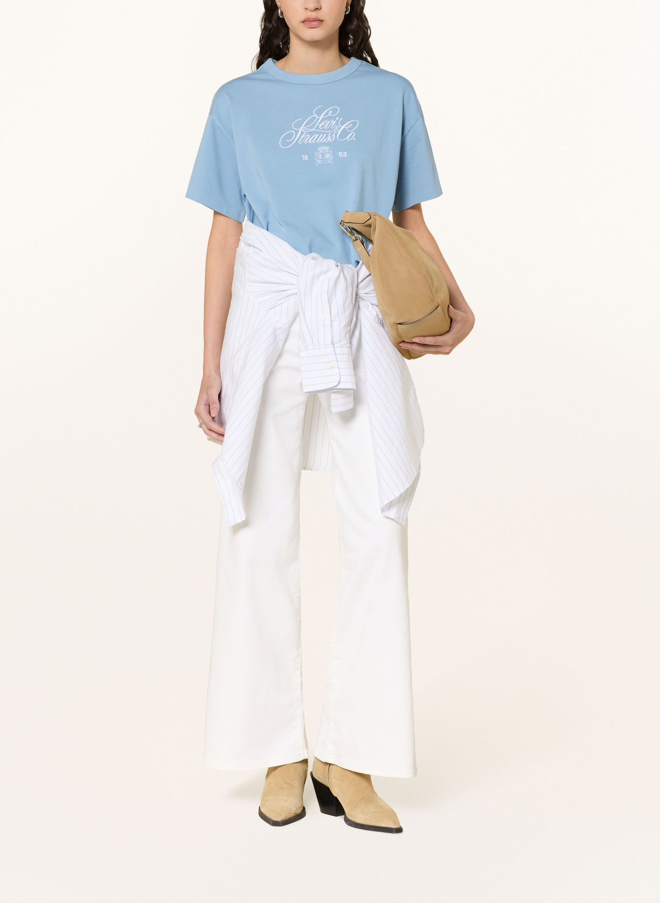 Levi's® Džíny s širokými nohavicemi 318 SHAPING: 16 Neutrals