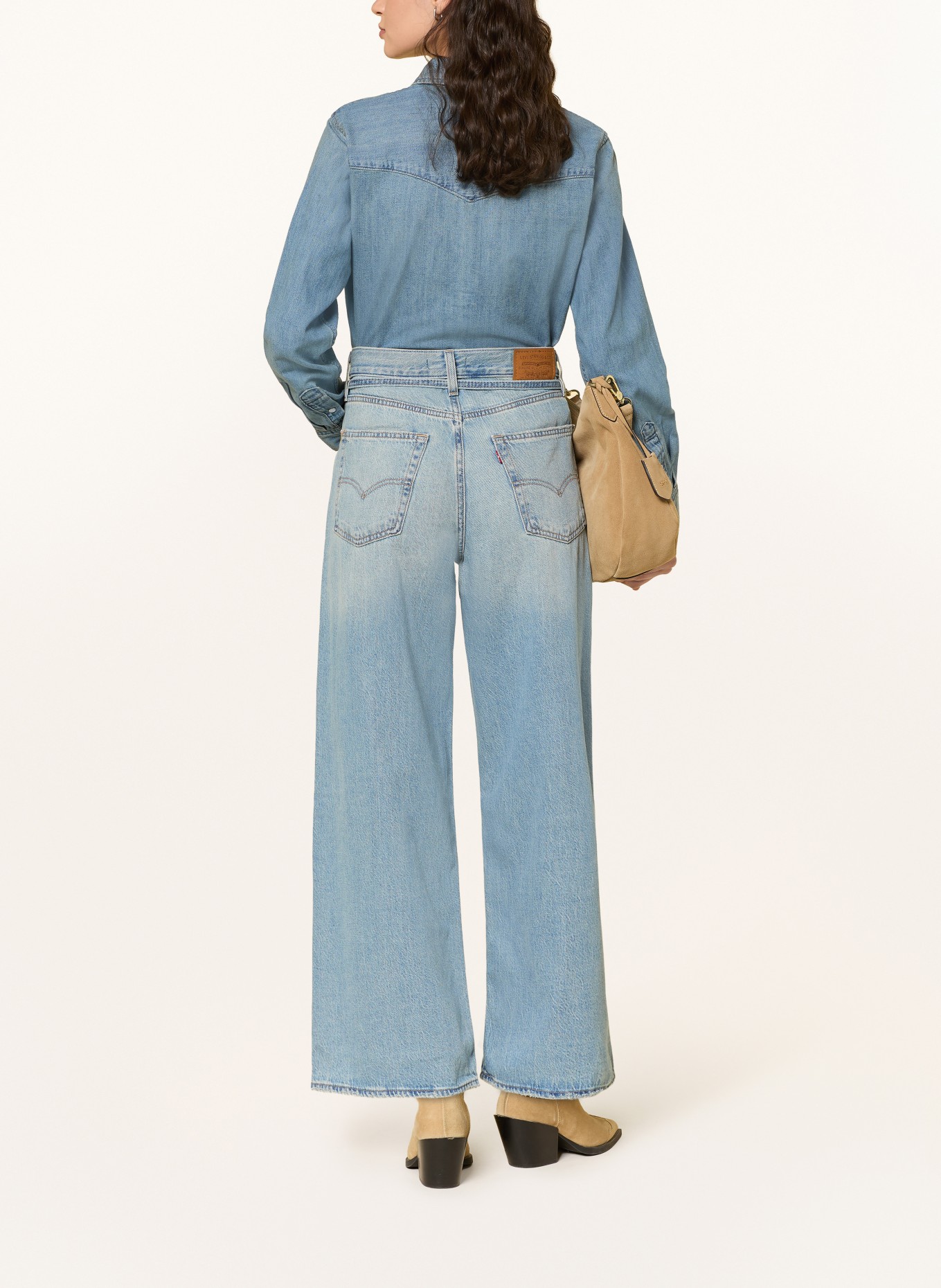 Levi's® Dżinsy z szerokimi nogawkami XL STRAIGHT: 42 Med Indigo - Worn In